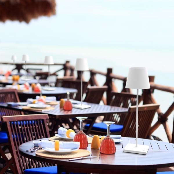 Επιτραπέζιο φωτιστικό Poldina White  LD0340B3